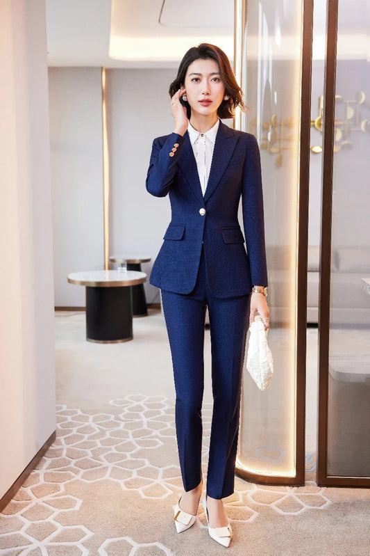 Professional Suit for Women, High-quality Pants, Show Time, Increases Temperament, Fashion, New, Autumn and Winter, 2026