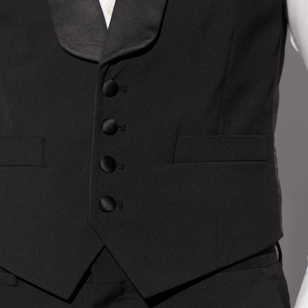 Men's Suit Vest Single Breasted Formal Waistcoat for Weddings Business and Daily Wear