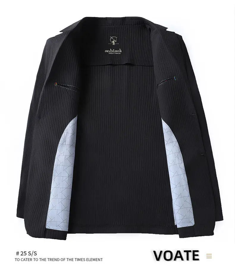 Men's High-End Business Casual Suits and Casual Smart Blazers for Young Adults and Fashionable Versatile Business Suits