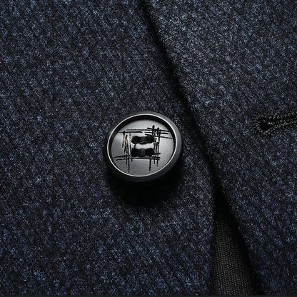 Men's Business Casual Blazer men Fabric Single-Breasted Suit Jacket for Office Daily Wear man Sport Coat  for Work Meetings