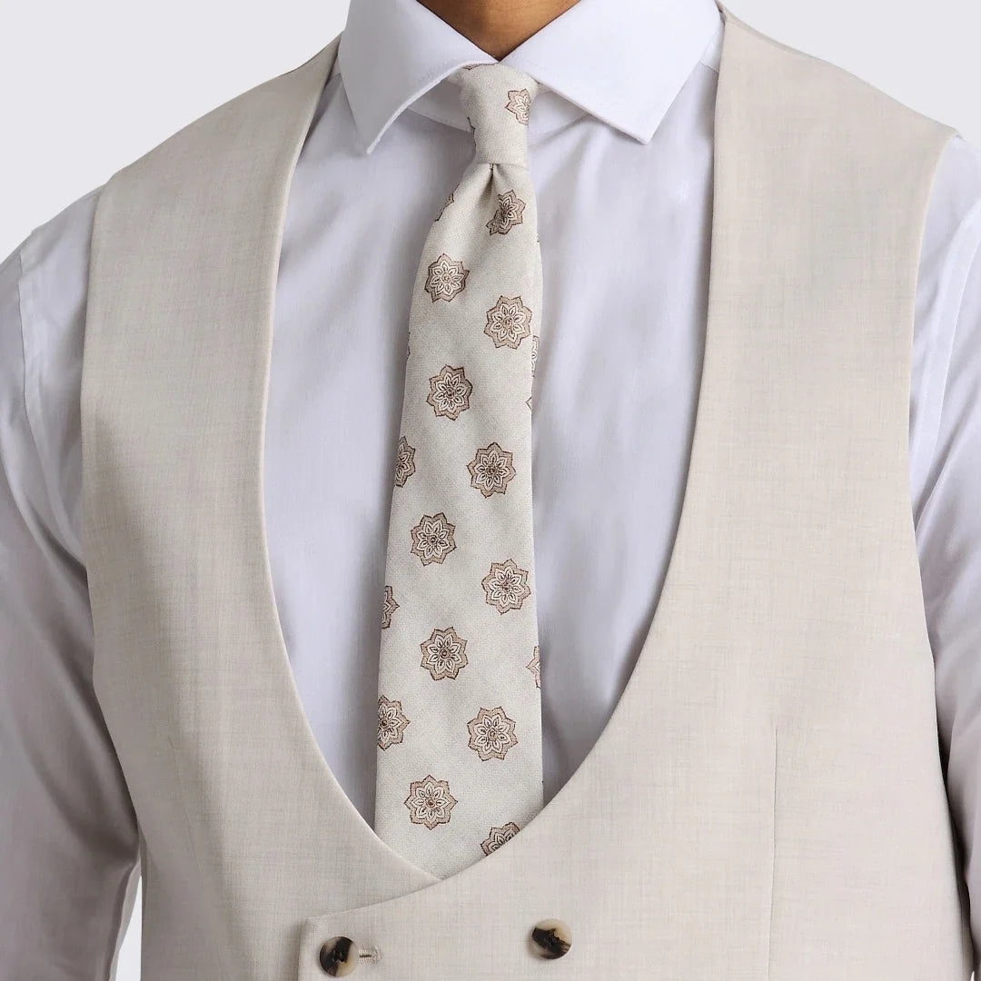 Boys Suit Vest Double Breasted V-Neck Waistcoat for Wedding & Formal Occasions