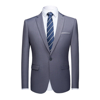 Men's Suit Jacket Slim Fit Single Breasted Multi-Color Formal Blazer