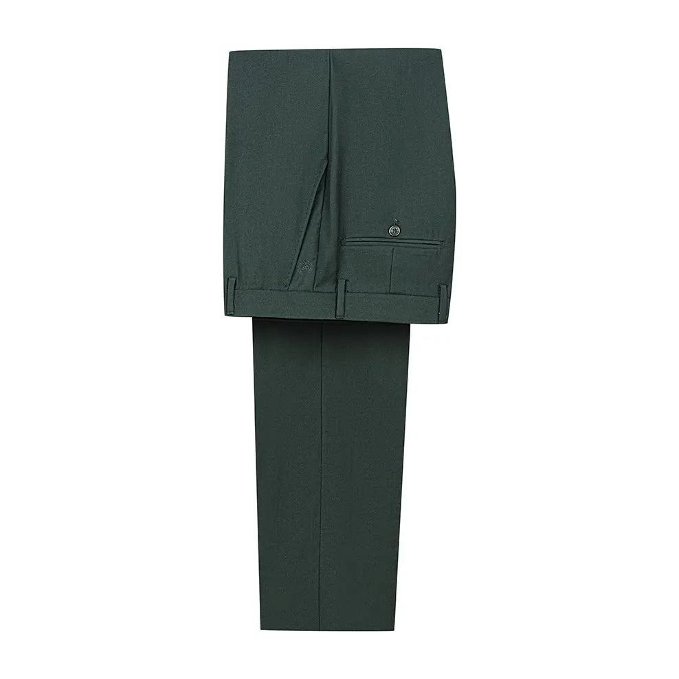 Men's Three-Piece Wedding Suit – Slim Fit British Style Formal Set for Groom