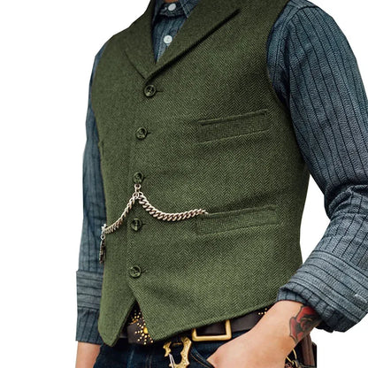 Men's Suit Vest for Wedding & Smart Casual – Multi-Color Waistcoat