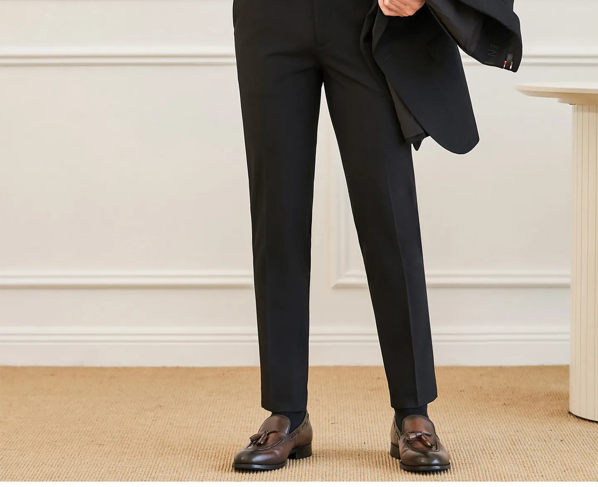High Quality Elegant Single-Breasted Men Suit Fashion ltalian Style Slim High-end Business Groom Wedding Party Tuxedo 3/2 Pieces