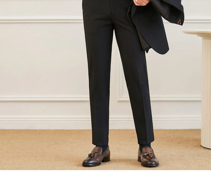 High Quality Elegant Single-Breasted Men Suit Fashion ltalian Style Slim High-end Business Groom Wedding Party Tuxedo 3/2 Pieces