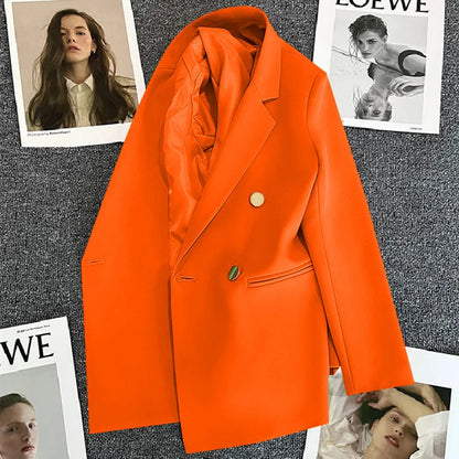 Spring Autumn Women's Blazers Slim Fit Fashion Slimming Elegance Jackets Casual Versatile Coat Outwear for Office Lady Clothing