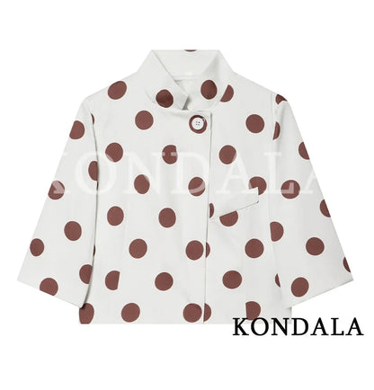 Commute Short Sleeve Blazer Women Summer Elegant Stand-up Collar Short Blazer New 2026 Trendy High Street Casual Blazer