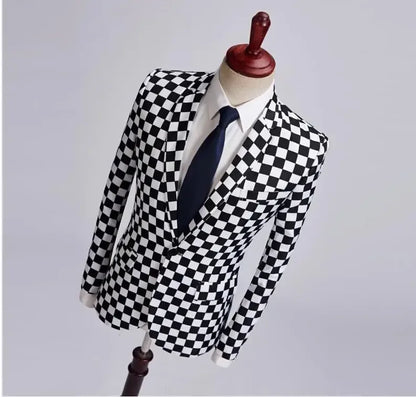 Coats Man Suits and Blazers Oversize Plus Big Size Short Jacket for Men Party Cropped Menswear New in Fashion 2025 Casual Summer