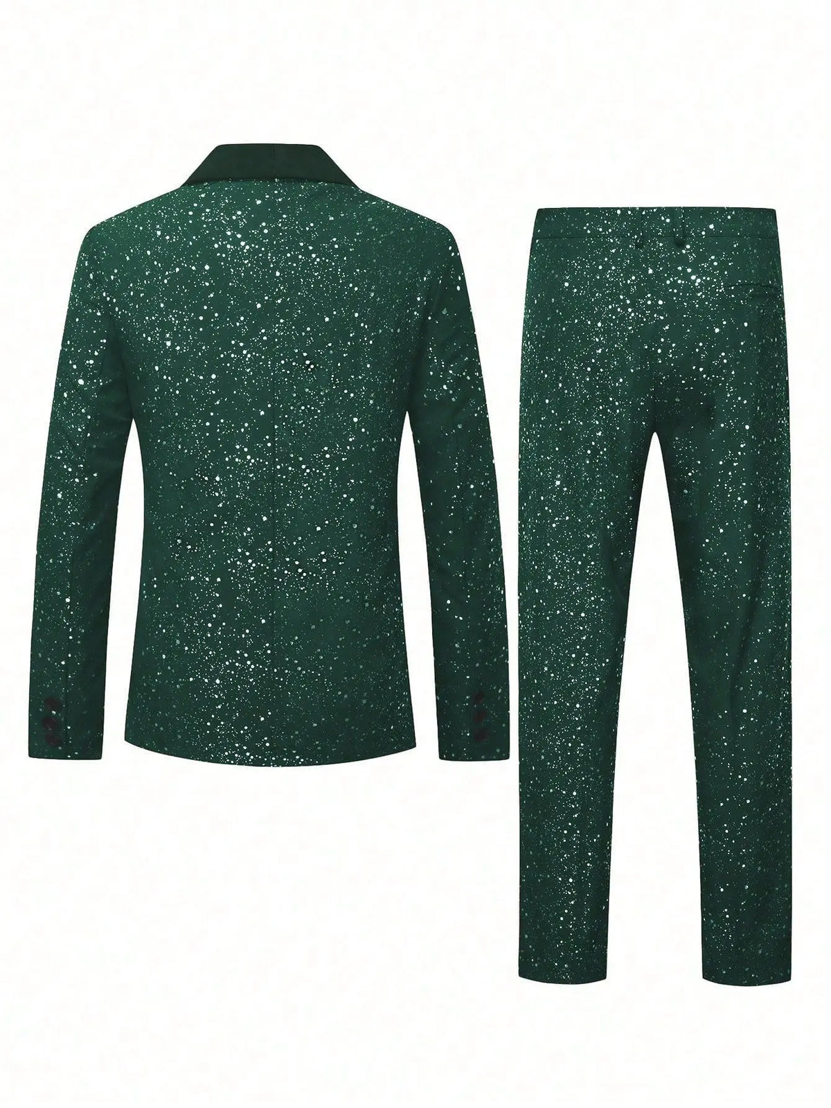 High-quality Fashionable Banquet Party Men's Clothing - European-style Shiny Banquet Stylish Men's Suit Sets