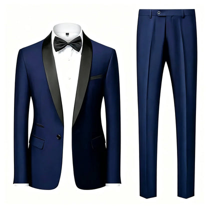 Men's Premium 3 Piece Suit Set Business Casual Blazer Jacket Vest Dress Pants Formal Suit Essential Daily Office Outfit