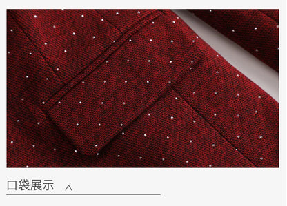 Fashion Women Suits 2024 New Autumn Winter Temprament Business Formal Slim Blazer And Flare Pants Office Ladies Work Wear