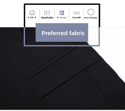 Blazer Men's Fashion Premium Business Outdoor Self-cultivation Gentleman English Style Solid Color Casual Hosts Weddings Blazer