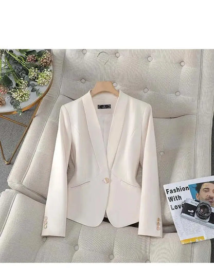 Spring Fashion Slim Fit Blazers Women's Coat Jacket New Autumn Outerwears Elegant Office Lady Casaco Plus Size Veste Femme