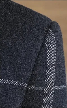 Korean Fashion Woolen Coat Men's Mid-Length Slim-Fit Trench Youth Business Casual 2023 Autumn Winter New Style