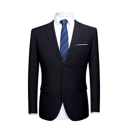 Men's Suit Jacket Slim Fit Single Breasted Multi-Color Formal Blazer