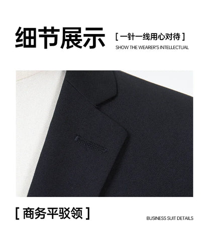 Men's Slim Fit Suit Set Blazer and Pants for Business Casual Wedding and Formal Occasions