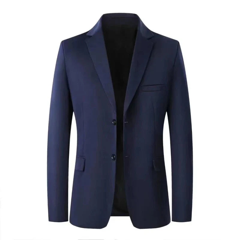 Men's Winter Thick Padded Blazer Warm Loose Casual Jacket Plus Size Middle Aged Dad Outerwear