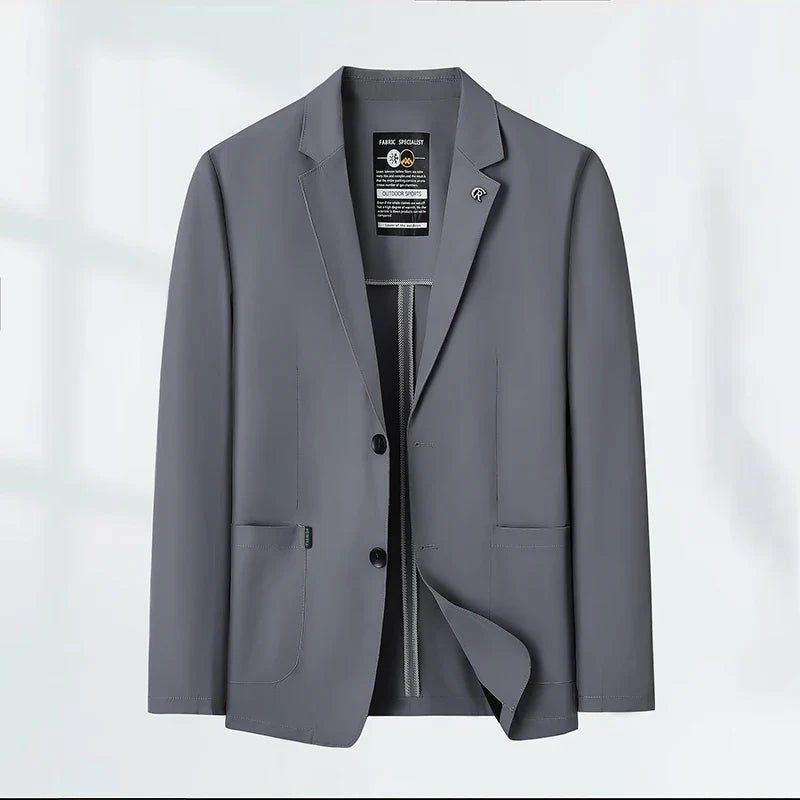 Spring-Summer-Fall Light Style Korean Men's Fashion Stylish, Dashing, Versatile Business Casual Sun Protection Suit