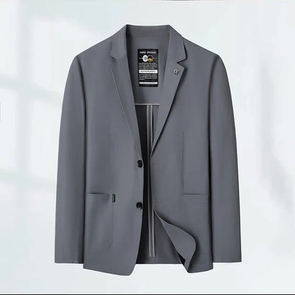 Spring-Summer-Fall Light Style Korean Men's Fashion Stylish, Dashing, Versatile Business Casual Sun Protection Suit