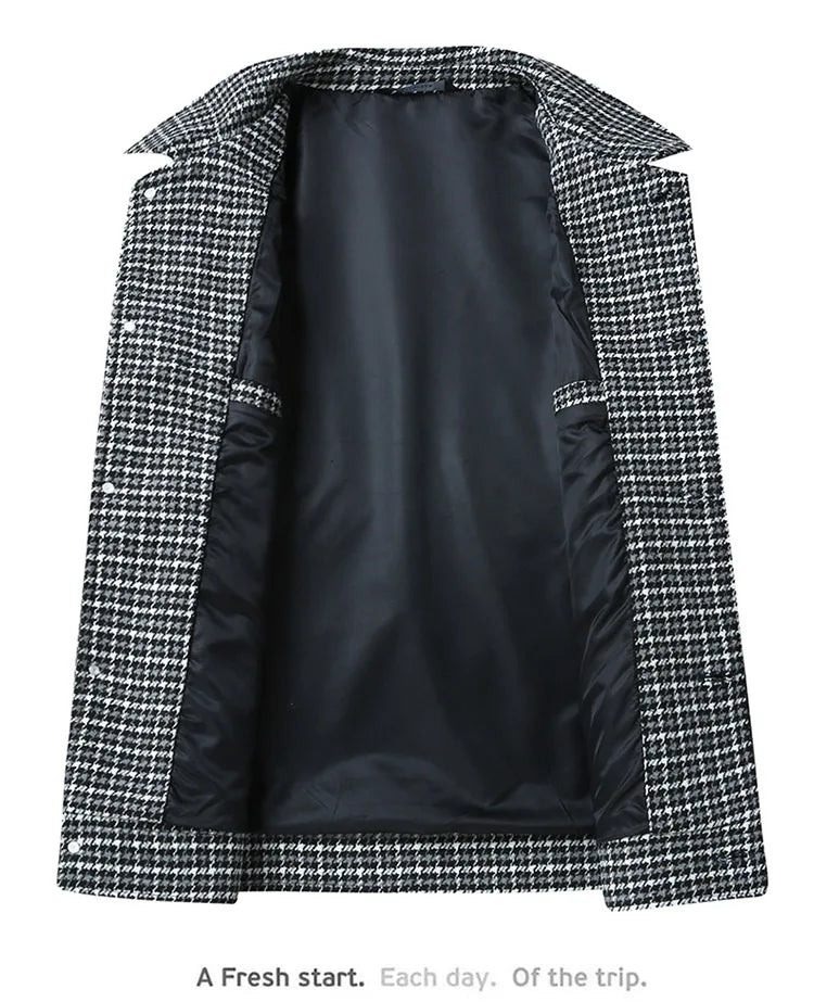 Large Size Men's Casual Jacket Lapel Shirt Handsome Spring Autumn Plus Fat Trendy Brand Loose Top for Youth