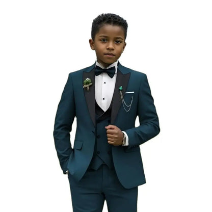 Formal Boys Slim Fit Suits Ring Bearer Outfit Kids Wedding Dress Clothes Fast Delivery Child 4 Pieces Set For Piano Performance