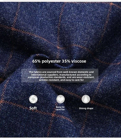 Blazer - New Men's Fashionable Outdoor Travel Premium Business Gentleman Wedding Stylish Multi-purpose Plaid Casual Blazer