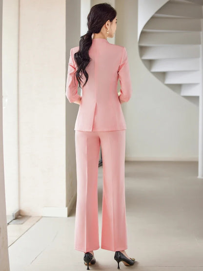 Mid-Sleeve Suit, Pants, Elegant Temperament, Most Unique, Spring and Summer, 2024 New