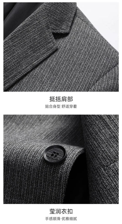 Blazer New Men's Fashionable Outdoor Travel Premium Business Wedding Versatile Host School Fit Casual Korean Version Blazer