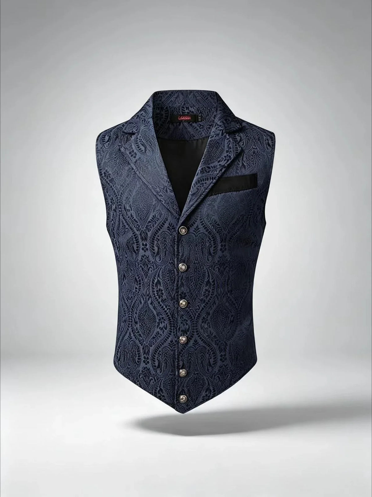 Men's Suit Vest – Floral Jacquard Waistcoat for Weddings & Formal Occasions