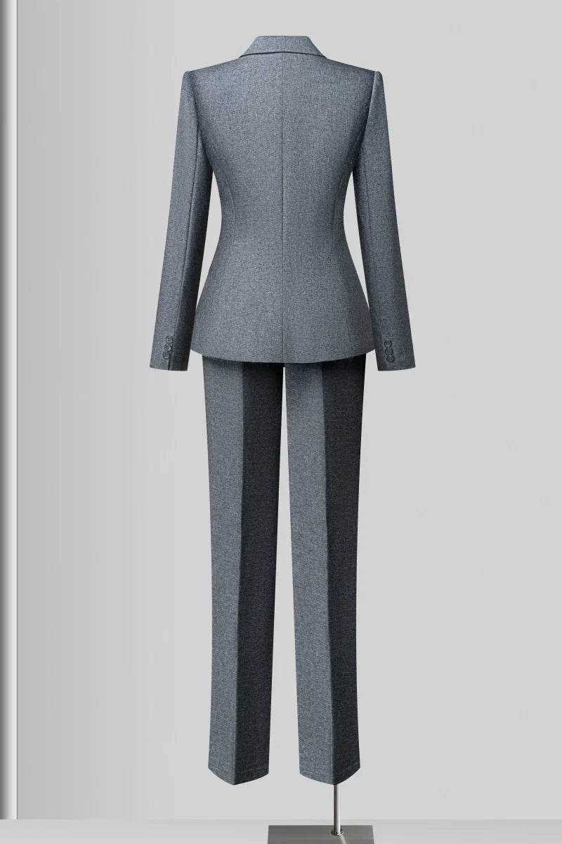 Summer 2026 Fashionable Professional Women's High-Quality Two-Piece Set Pants + blazer Elegant Attractive Business Wear
