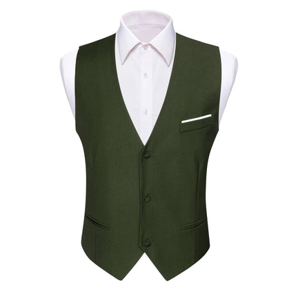 Men's Slim Fit Dobby Vest – Multi-Color Formal Waistcoat for Weddings & Smart Events