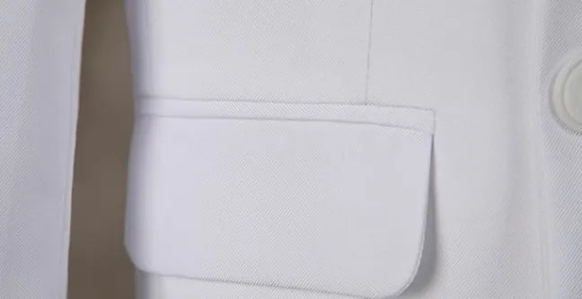 Boys White Baptism Jacket Vest Pants 3PCS Photography Suit Children Birthday Ceremony Costume Teenager Kids Wedding Party Dress