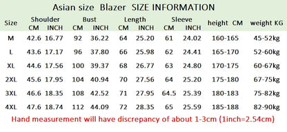 Blazer Men's Fashion Outdoor Travel Gentleman Wedding Slimming Business Versatile Letter Youth Casual Korean Formal Wear Blazer