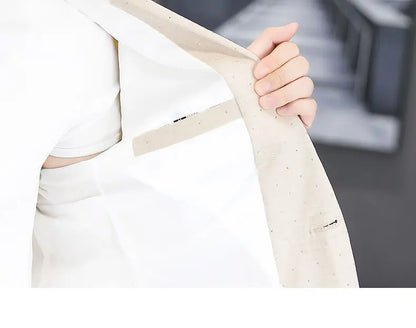 Blazer Men's fashion outdoor travel gentleman wedding Slimming Business versatile Trendy Casual Korean-style formal wear Blazer