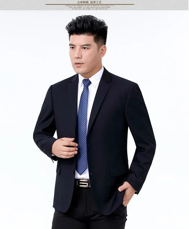 Men's Smart Casual Suit – Single Breasted Formal Suit for Weddings, Business & Office Wear