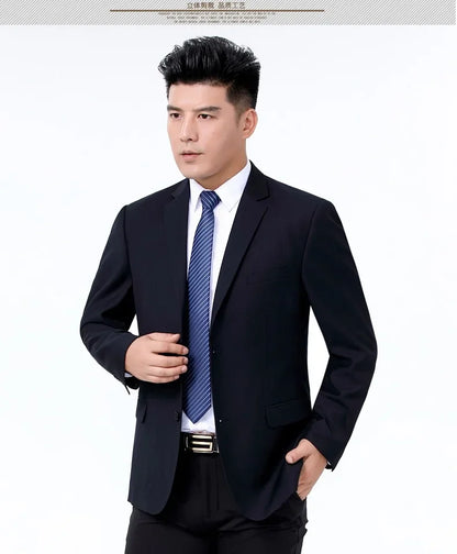 Men's Smart Casual Suit – Single Breasted Formal Suit for Weddings, Business & Office Wear