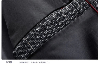 Blazer's New Outdoor Men's Fashion, Sporty and Slimming British Style Business Gentleman's Versatile Wedding Checkered Blazer