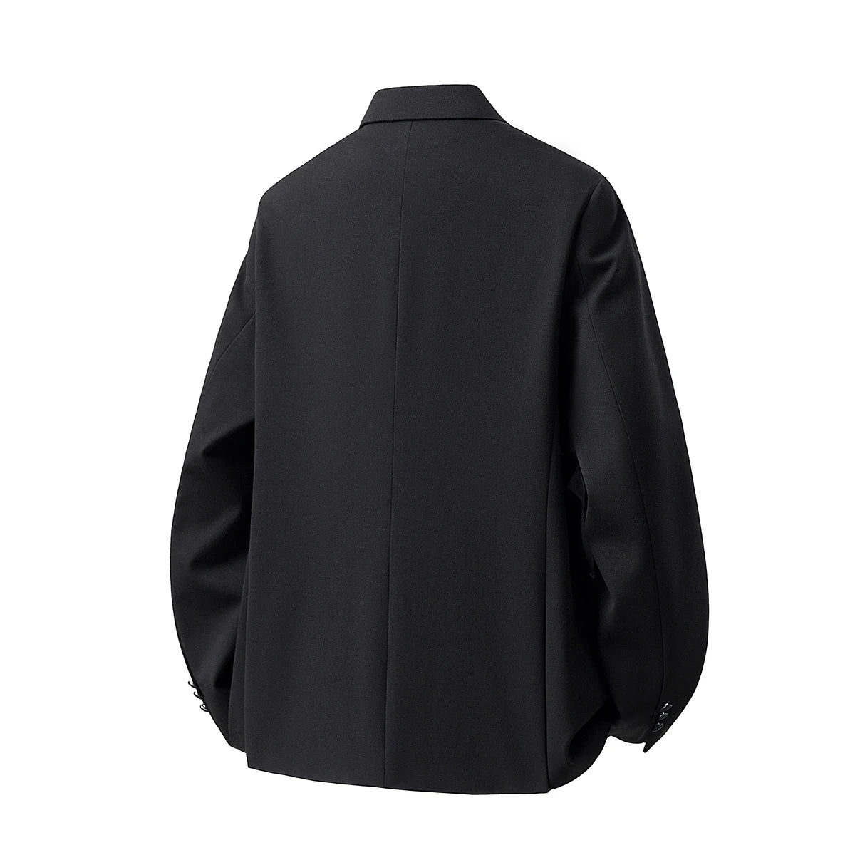 Patchwork Satin Double-breasted Designer Mens Black Blazer Hombre Elegant Groom Wedding Banquets Party Suits Jackets Coats 5XL