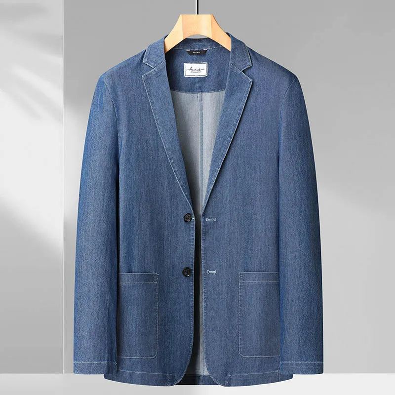 Blazer Men's Fashion Casual Business Slim Fit Party Everything Sports Camping Outdoor Mountaineering Travel Cowboy Blazer
