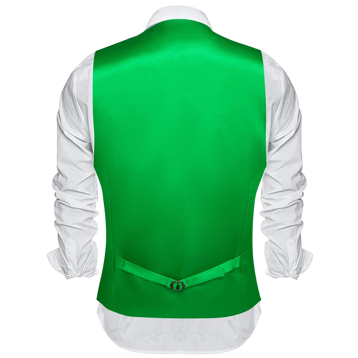 Men's Satin Vest Slim Fit Single-Breasted Waistcoat for Weddings and Formal Occasions
