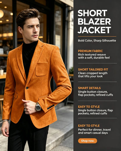 Cotton Linen Blend Men Suit Blazer Slim Fit Breathable Soft Man Jacket For Business Wedding Office Daily Vacation Outdoor Coat