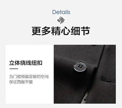 Blazer's New Men's Fashion Outdoor Travel Solid Color, Youthful Wedding, Hosting, Campus Slimming, Casual Korean Version Blazer