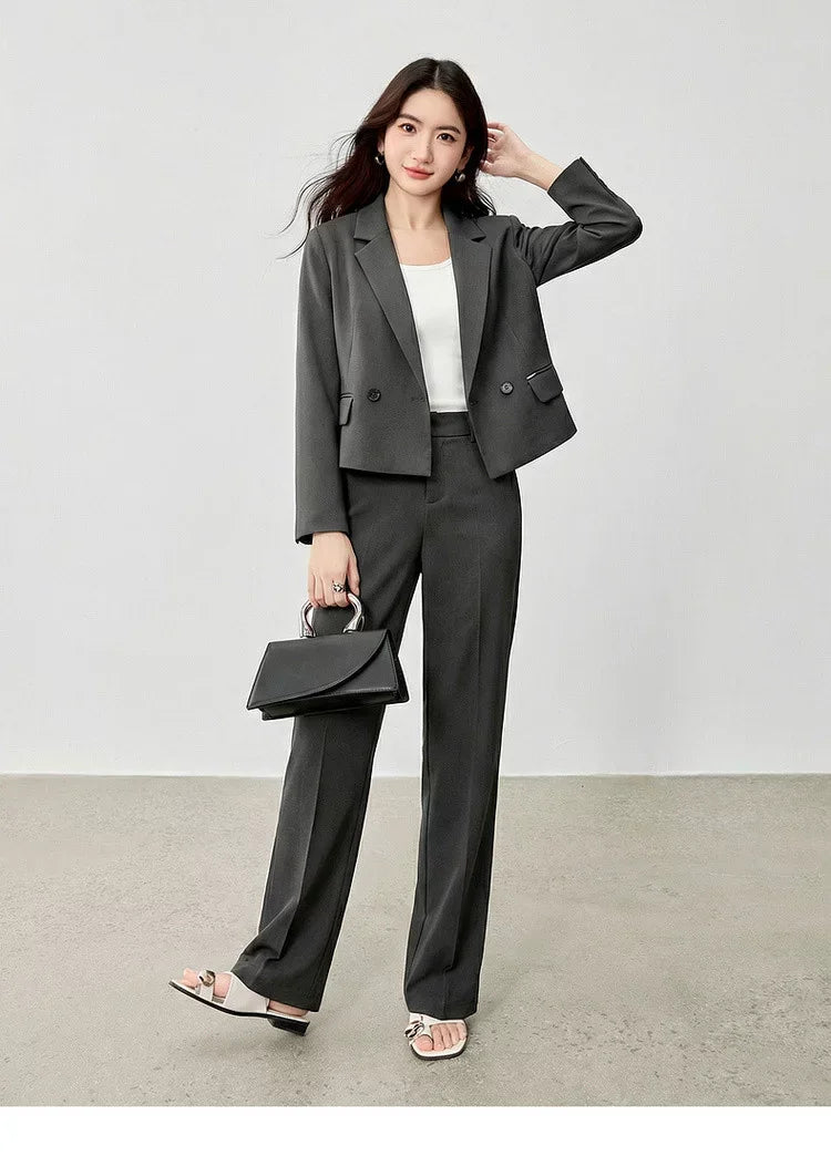 Women's Work Wear Blazer Commuter Suit Jacket 2026 Spring Office Lady Fashion Elegant Female Outfits 161XC6457X