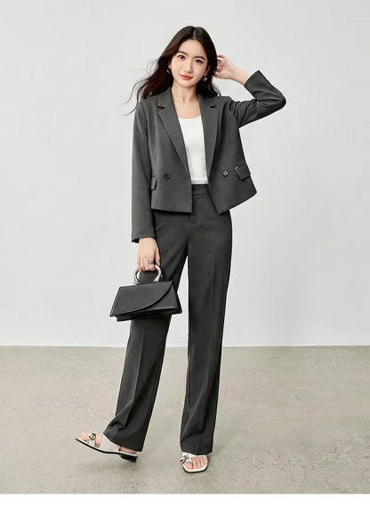 Women's Work Wear Blazer Commuter Suit Jacket 2026 Spring Office Lady Fashion Elegant Female Outfits 161XC6457X