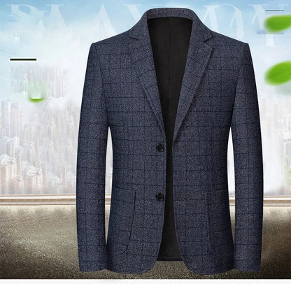 Brand 2026 Spring Blazers Para Men Retro Autumn Single Breasted Suits Blazer Mens Fashion Blazers Suits for Mens Luxury