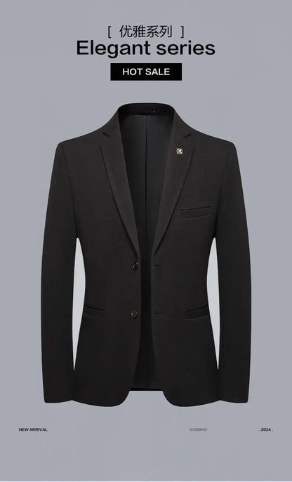 Blazer's New Men's Fashion Outdoor Travel Solid Color, Youthful Wedding, Hosting, Campus Slimming, Casual Korean Version Blazer