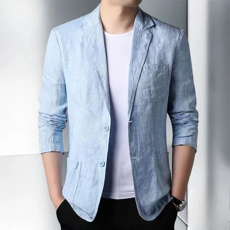 Men's Lightweight Business Casual Blazer Spring Summer Sun Protection Jacket