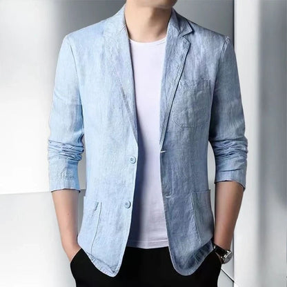 Men's Lightweight Business Casual Blazer Spring Summer Sun Protection Jacket
