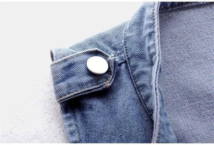 2025 Femme Cowboy Vest Outwear Spring Women Fashion Large Size 5XL Denim Waistcoat Coat Ladies Double-breasted Sleeveless Jacket